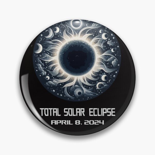 Item preview, Abstract Art Solar Eclipse 2024 Totality April 8 designed and sold by AxelBrook.