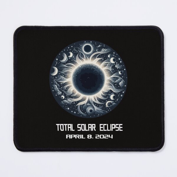 Item preview, Abstract Art Solar Eclipse 2024 Totality April 8 designed and sold by AxelBrook.
