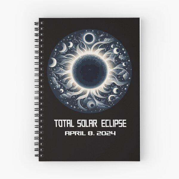 Item preview, Abstract Art Solar Eclipse 2024 Totality April 8 designed and sold by AxelBrook.