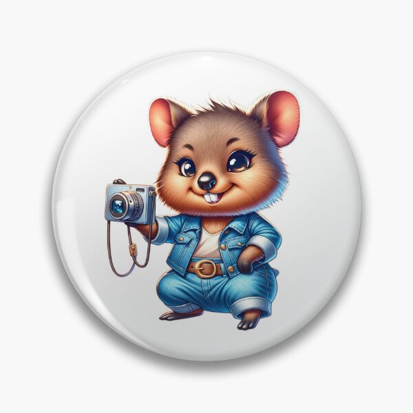 Item preview, Snapshot Whiz Quokka - Photography Pro in Denim designed and sold by vk09.