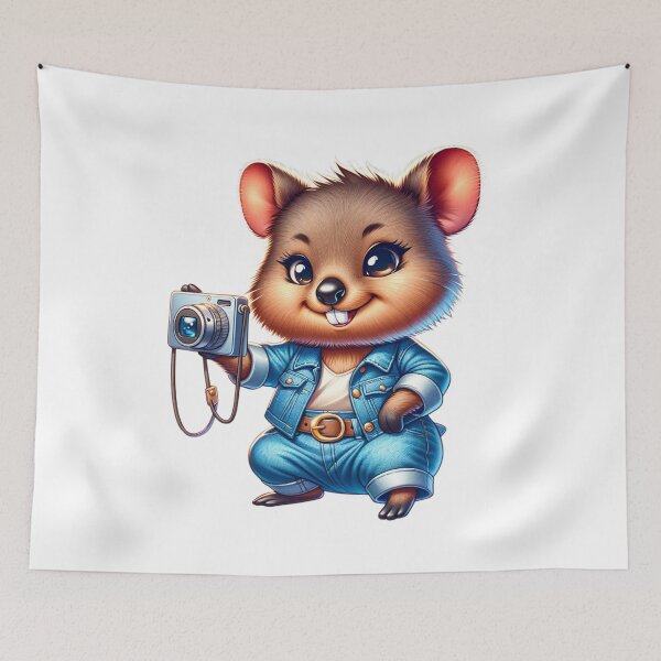 Item preview, Snapshot Whiz Quokka - Photography Pro in Denim designed and sold by vk09.