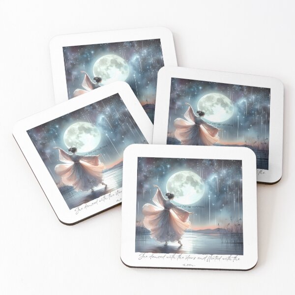 Item preview, Stardust Serenade: Embracing Coquettish Whispers of the Night designed and sold by CandelCreatives.