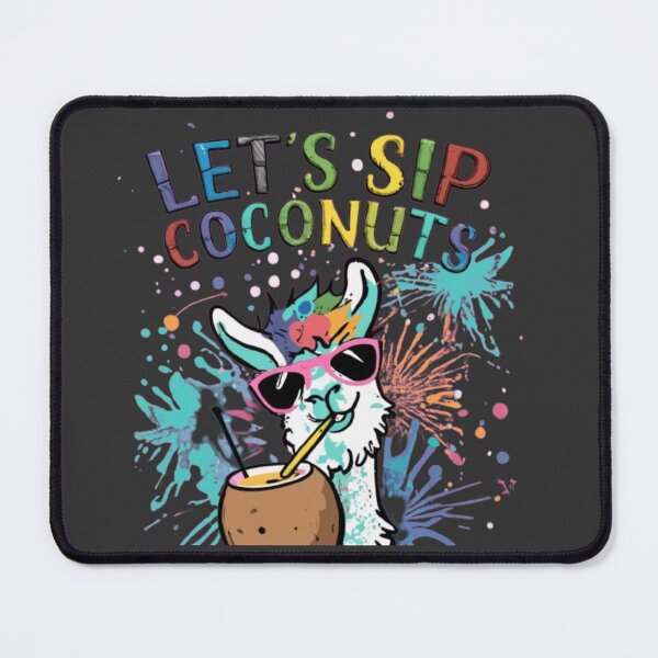 Item preview, WhimsyWares animalslets sip coconuts designed and sold by Imaginarium of Chaos falcon88 .