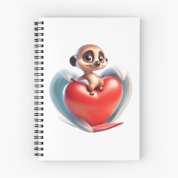 Item preview, Heartfelt Surf Session - Endearing Meerkat on Surfboard designed and sold by vk09.