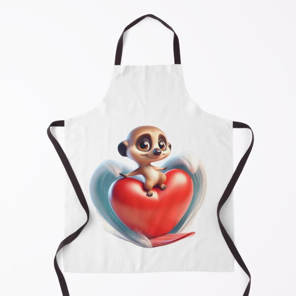 Item preview, Heartfelt Surf Session - Endearing Meerkat on Surfboard designed and sold by vk09.