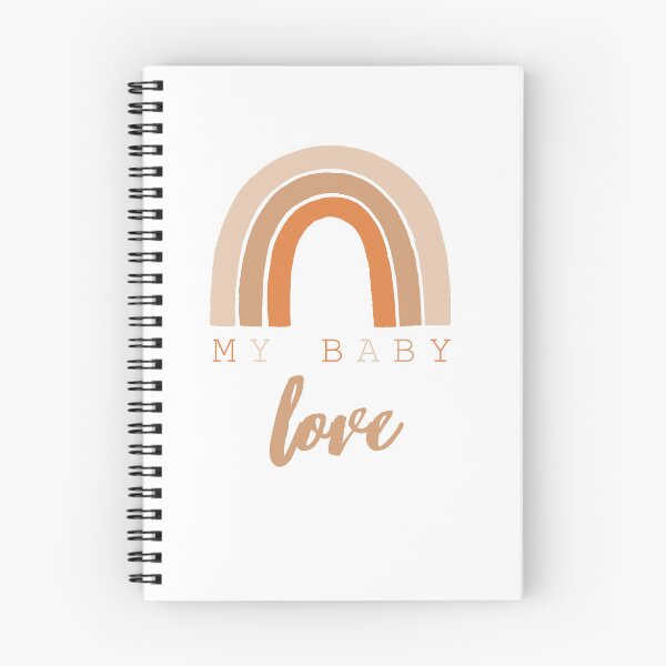 Item preview, Minimalist nursery, Rainbow, lettering, stars, baby love, birthday newborn, peach green color designed and sold by GorXena.