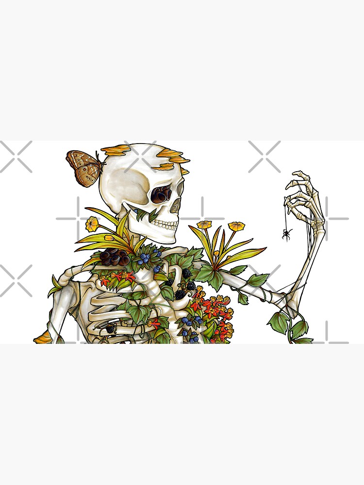 Thumbnail 6 of 6, Bucket Hat, Bones and Botany designed and sold by edemoss.