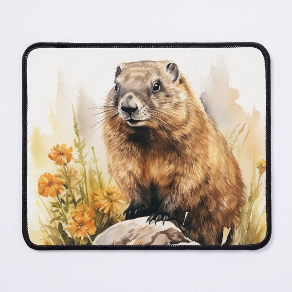 Item preview, Watercolor Marmot designed and sold by TheAnimalZ00.