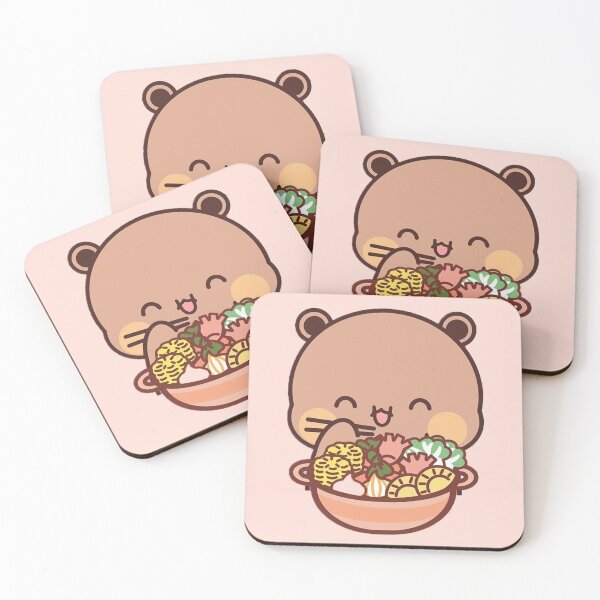 Item preview, Bubu Dudu Panda Bear Love Eating Ramen designed and sold by OceanLiveArts.