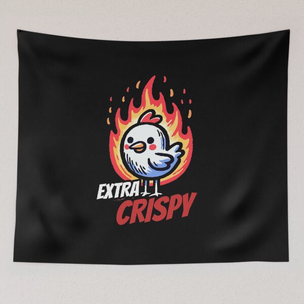Item preview, Extra Crispy Hot Chicken designed and sold by DoodleDashShop.