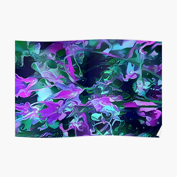 Dark flowers Poster
