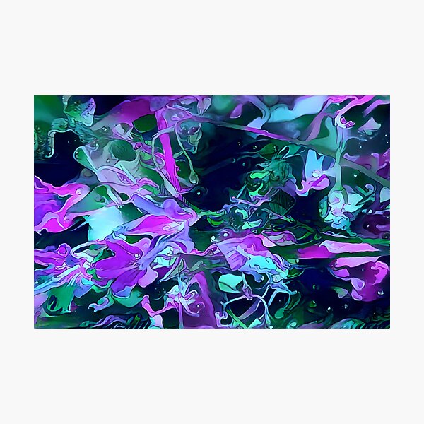 Dark flowers Photographic Print