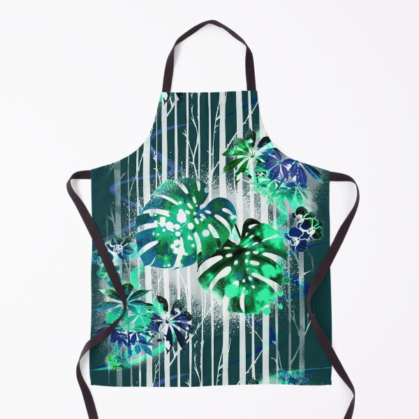 Item preview, Tropical leaf pattern #1 -Teal designed and sold by ArtSea-Bubble.