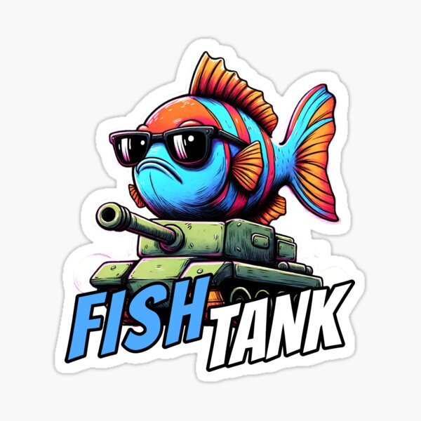 Item preview, Fish tank aquarist design designed and sold by DoodleDashShop.
