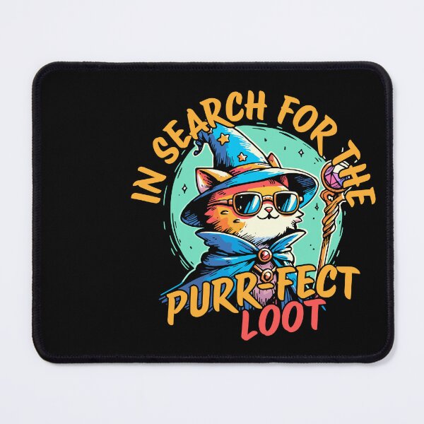 Item preview, In Search for the Purrfect Loot Dungeon Cat designed and sold by DoodleDashShop.