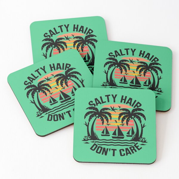 Item preview, Salty Hair don't Care - Beach Theme designed and sold by trendybutterfly.