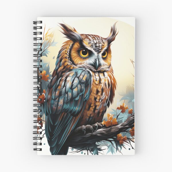 Item preview, Watercolor Great Horned Owl designed and sold by TheAnimalZ00.