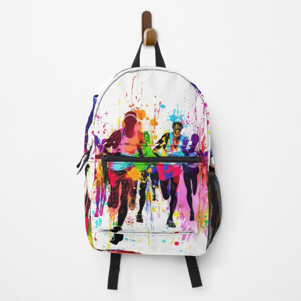 Item preview, Runners kicking splashes of colour as they sprint Active Outdoors Inspired Art designed and sold by CDC40.