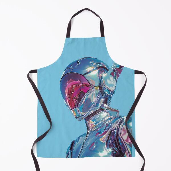 Item preview, Chrome Robot - Hyper Realistic Art Inspired by Hajime Sorayama designed and sold by 33wolvesdesigns.