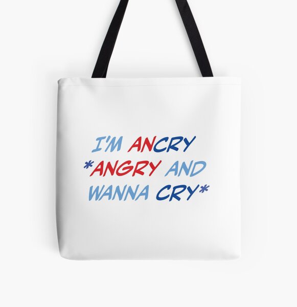 Item preview, I'm Ancry (Angry And Wanna Cry) Funny Design designed and sold by Leonardo  Davinci.