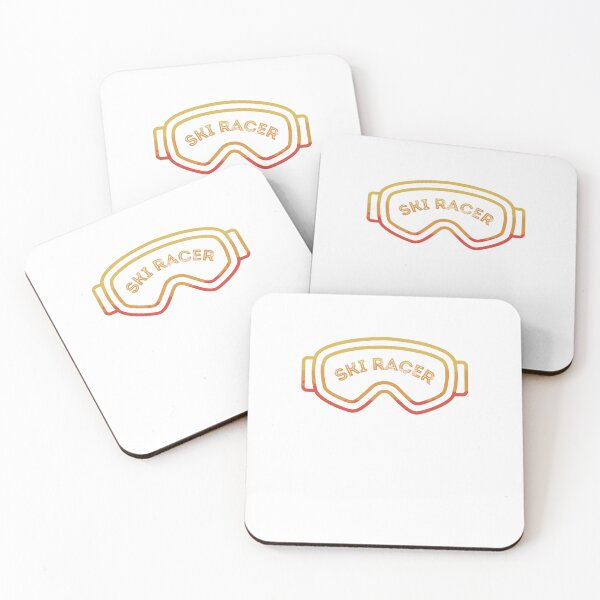 Item preview, Ski racer, gifts for skiers, yellow orange red designed and sold by alczar.