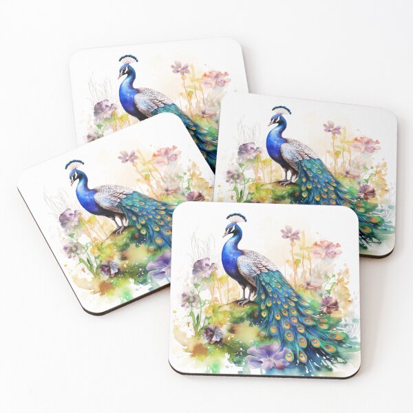 Item preview, Watercolor Peacock designed and sold by TheAnimalZ00.
