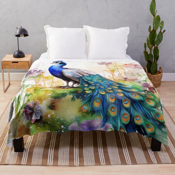 Item preview, Watercolor Peacock designed and sold by TheAnimalZ00.
