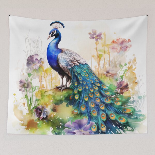 Item preview, Watercolor Peacock designed and sold by TheAnimalZ00.