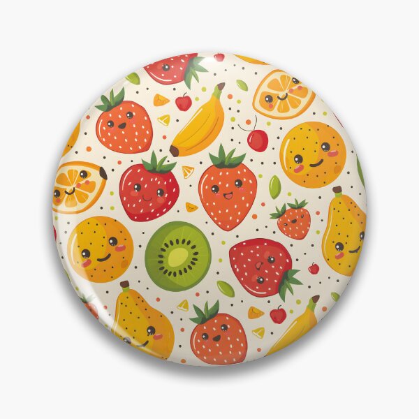 Item preview, Kawaii Cute Fun Summer Fruits designed and sold by 89BLACK.
