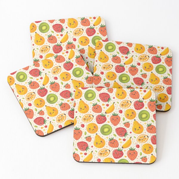 Item preview, Kawaii Cute Fun Summer Fruits designed and sold by 89BLACK.