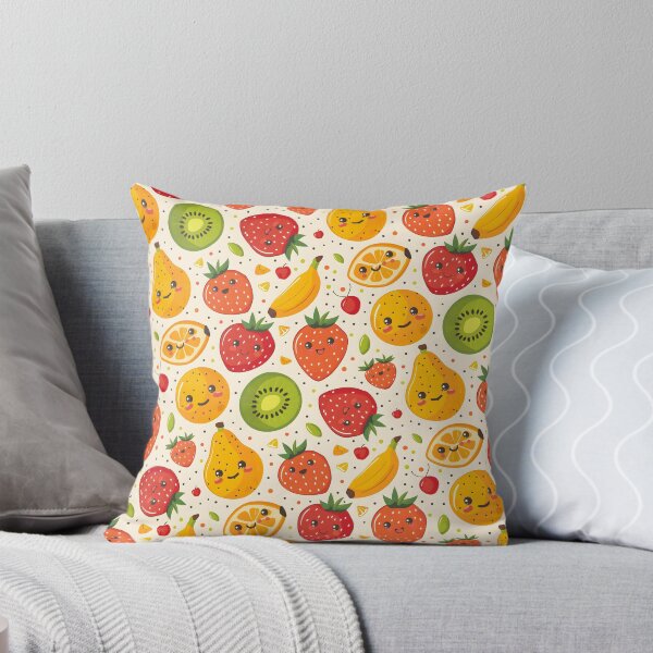Item preview, Kawaii Cute Fun Summer Fruits designed and sold by 89BLACK.
