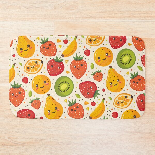 Item preview, Kawaii Cute Fun Summer Fruits designed and sold by 89BLACK.