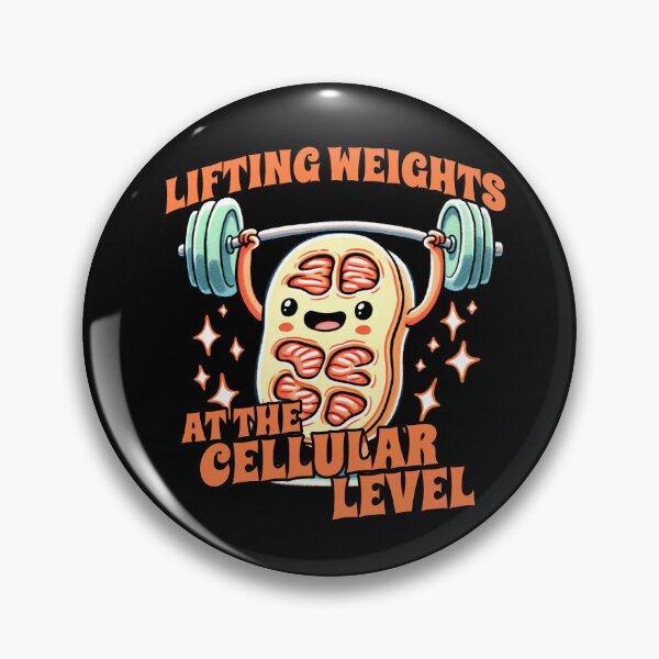 Item preview, Lifting weights at the Cellular Level designed and sold by DoodleDashShop.