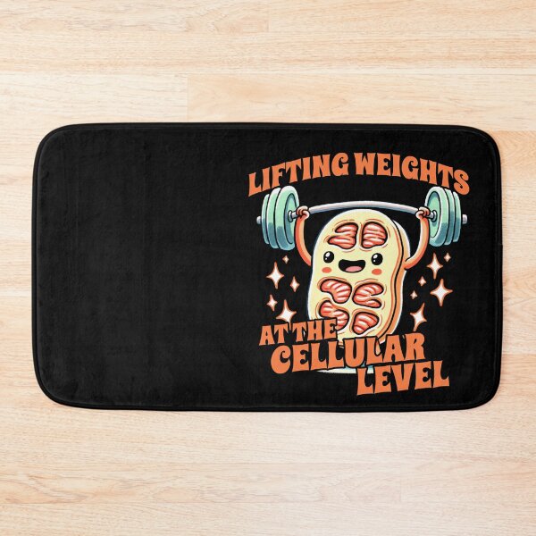 Item preview, Lifting weights at the Cellular Level designed and sold by DoodleDashShop.