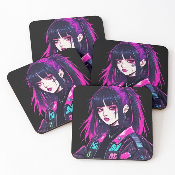 Item preview, Chica Cyberpunk Pastel, Arte Conceptual designed and sold by Burn-Ego.