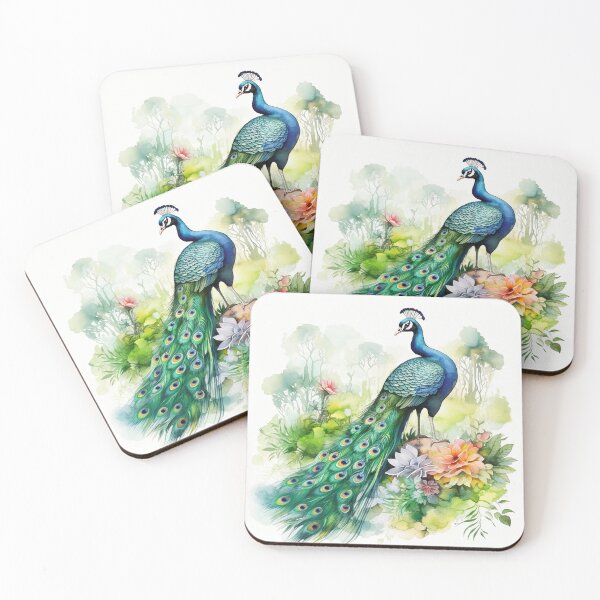 Item preview, Watercolor Peacock designed and sold by TheAnimalZ00.