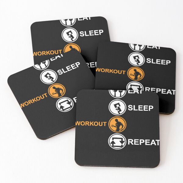Item preview, Eat, Sleep, Workout, Repeat: Elevate Your Gym Style! designed and sold by arikanertug.