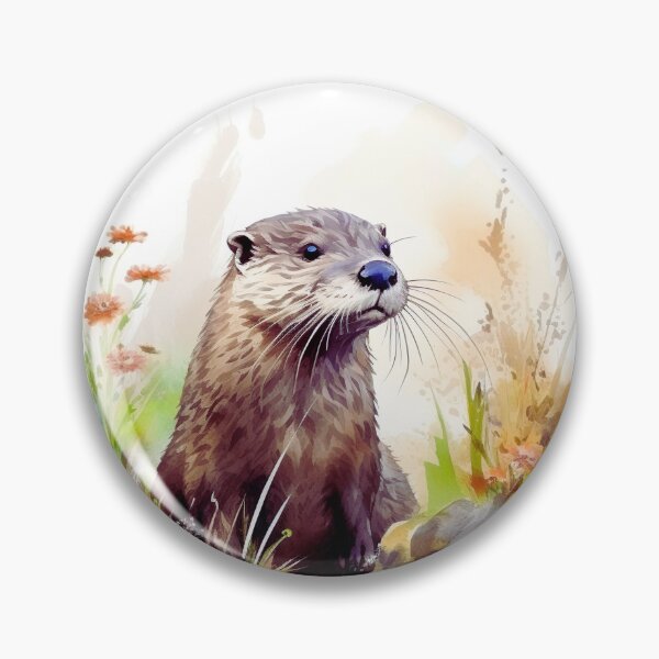 Item preview, Watercolor River Otter designed and sold by TheAnimalZ00.