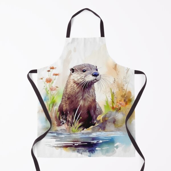 Item preview, Watercolor River Otter designed and sold by TheAnimalZ00.