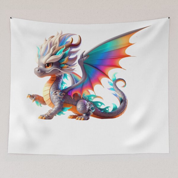 Item preview, Chibi Cute Gray Chinese Dragon designed and sold by CHIBI_POPZ.