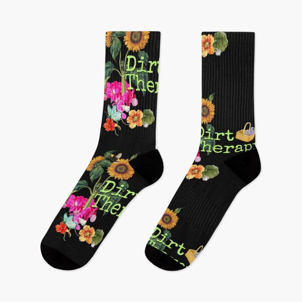 Item preview, Dirt Therapy Colorful Garden Flowers Design designed and sold by EarthArtDesigns.