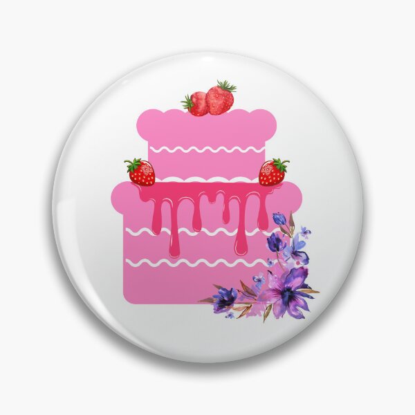Item preview, Pink Strawberry Cake designed and sold by designlee.