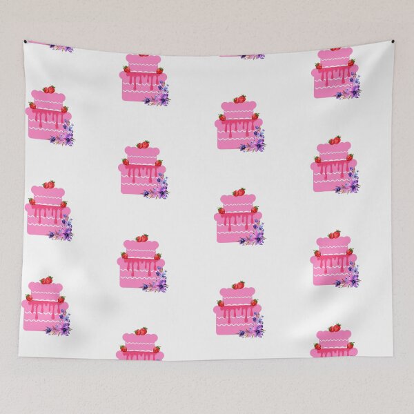 Item preview, Pink Strawberry Cake designed and sold by designlee.