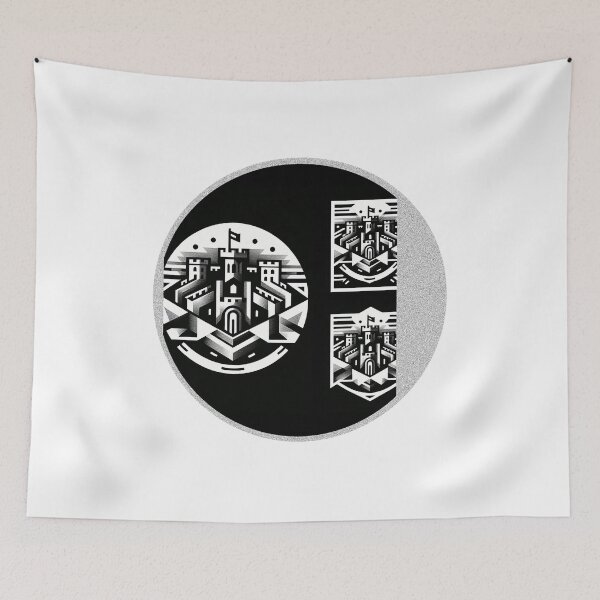 Item preview, Black Castle Garrison Fortress designed and sold by ColorByBlank.