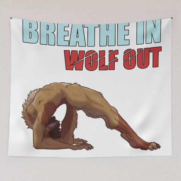 Item preview, Breathe in Wolf out designed and sold by Zire9.