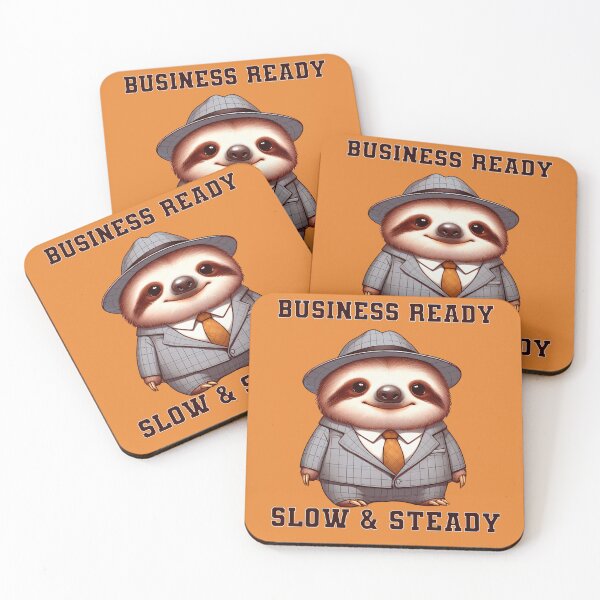 Item preview, Sloth in Style: Business Casual designed and sold by Slick-Waffles.