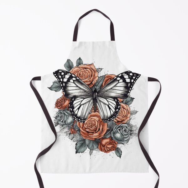 Item preview, Butterfly and Orange Roses designed and sold by MGdezigns.