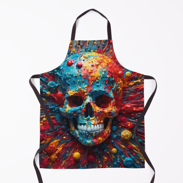 Item preview, Skull pop-art designed and sold by Po11en.