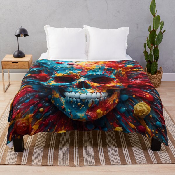 Item preview, Skull pop-art designed and sold by Po11en.
