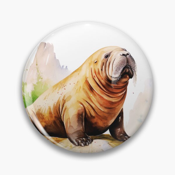 Item preview, Watercolor Walrus designed and sold by TheAnimalZ00.